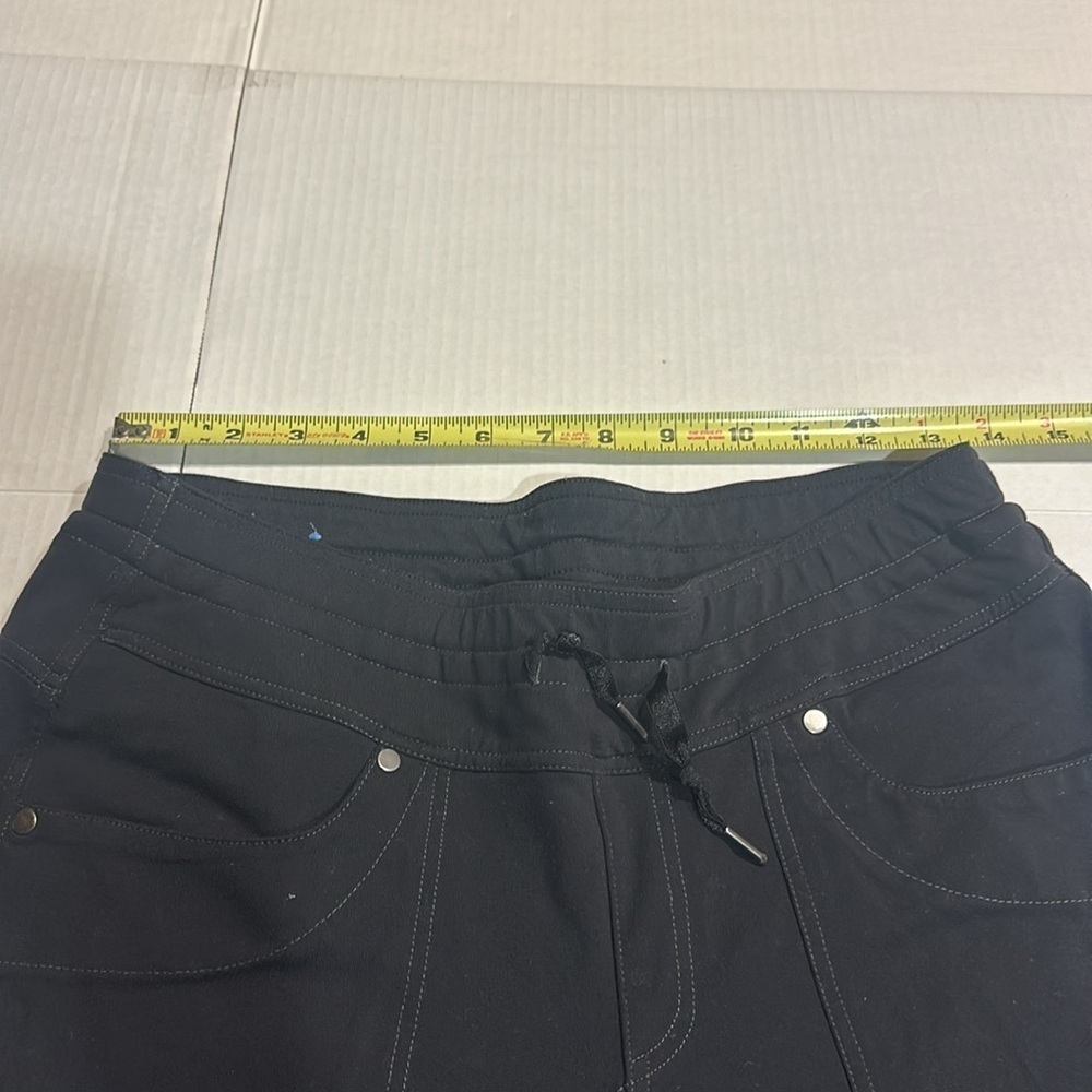 KUHL black straight leg pants with pull strings & front and back pockets unisex - Picture 6 of 13
